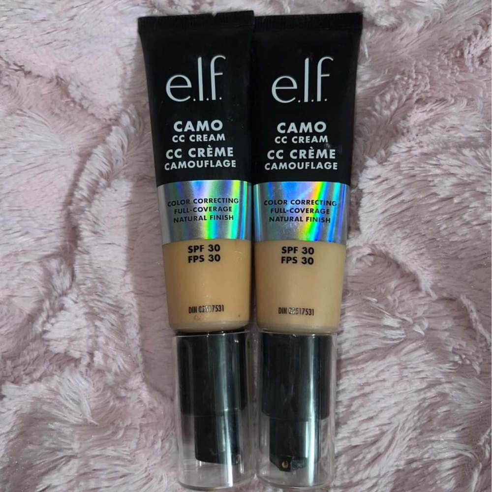 ELF CC foundation,never used just swatched. Colour light and medium.$20 for both